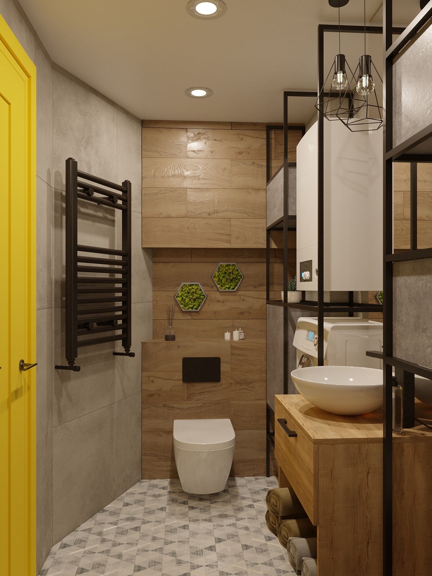 Фото 3D MAX. Визуализация ванной комнаты.