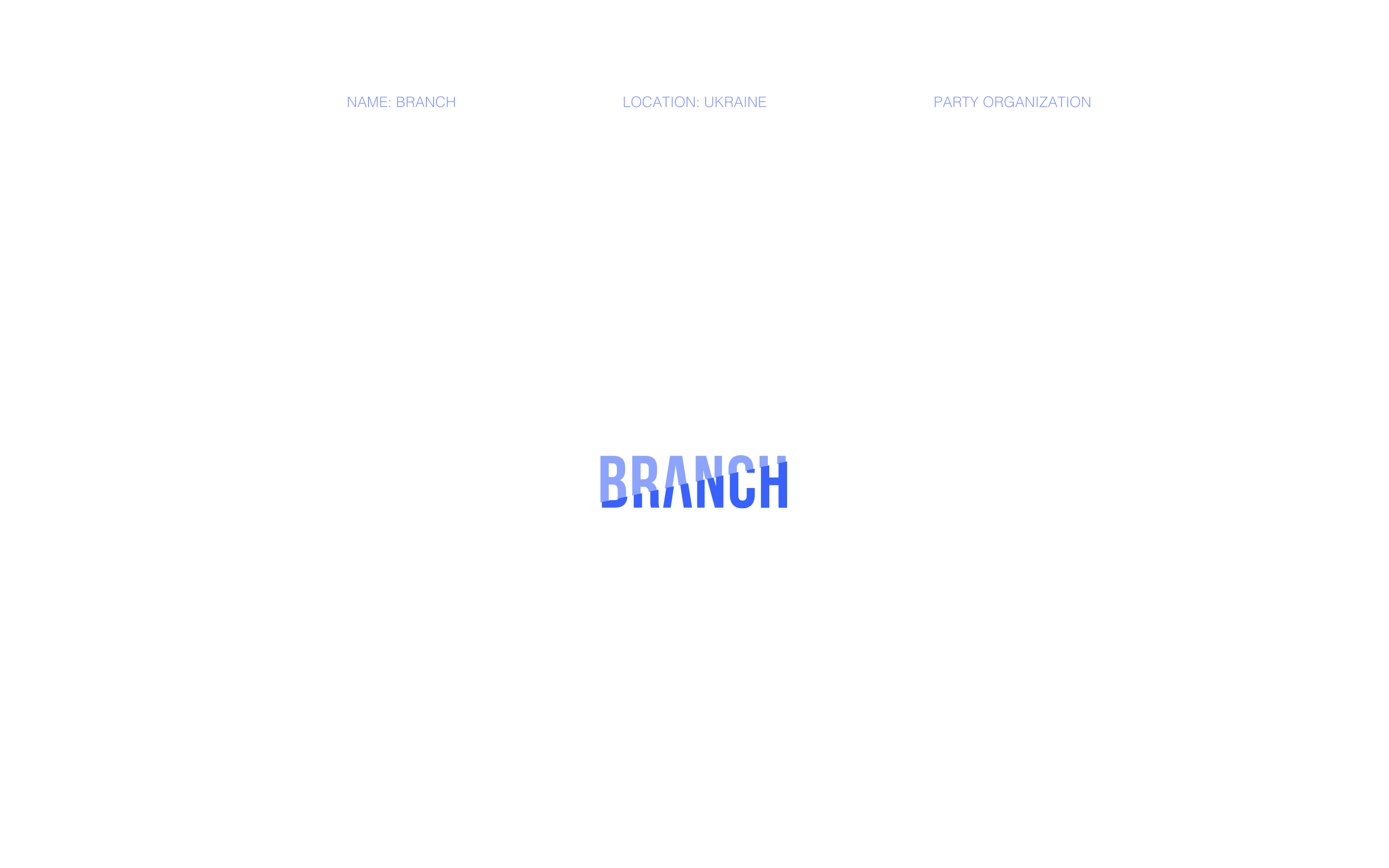 Фото Создание логотипа для серии вечеринок BRANCH 
Заказчик BRANCH / Ukraine