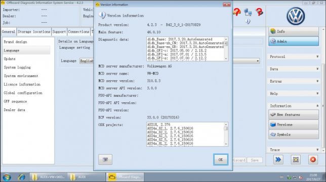 Фото Установка программ диагностики для VAS 5054 -> VAS PC + ODIS + Engineering 2
