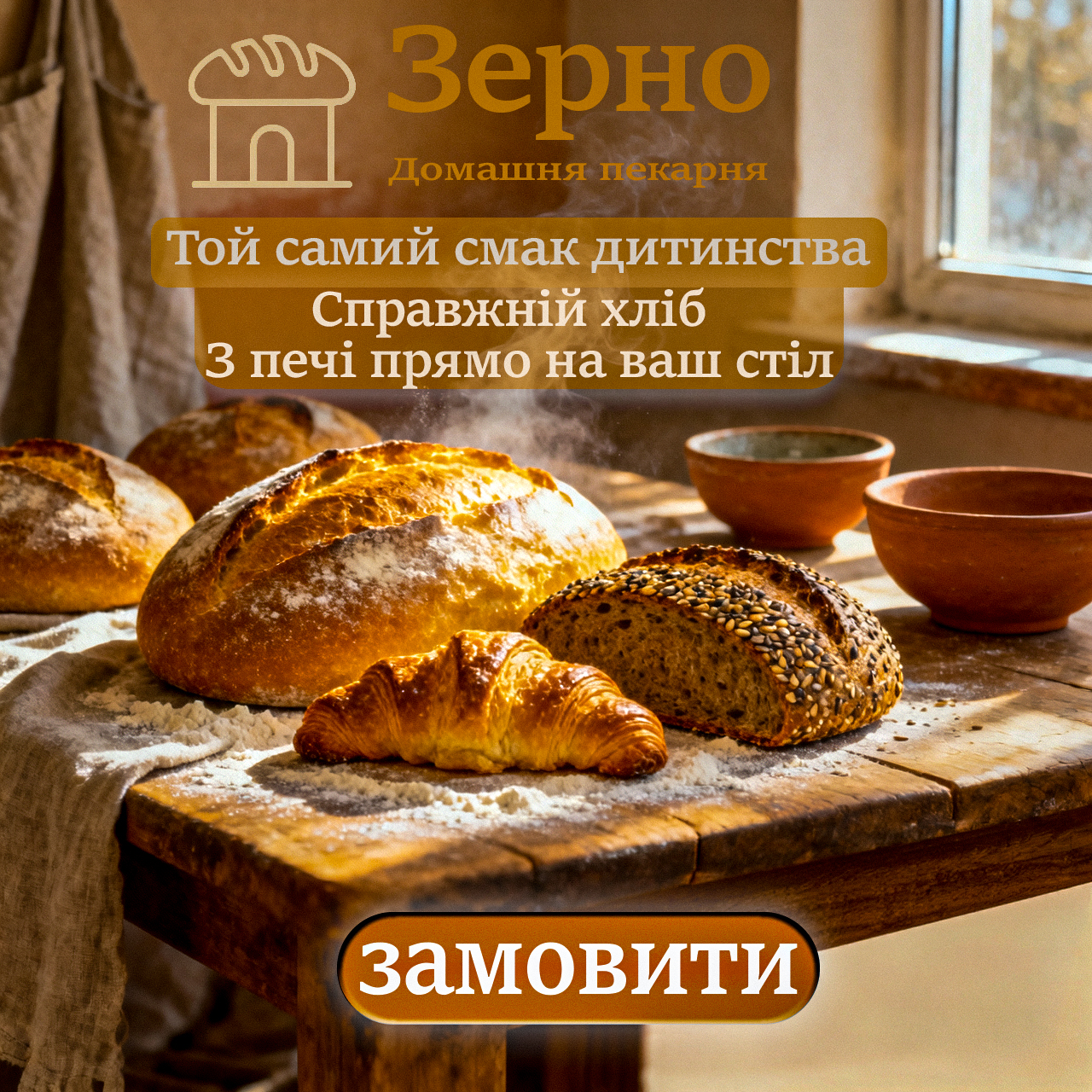 Фото Реклама для странички FB/Inst для новой пекарни