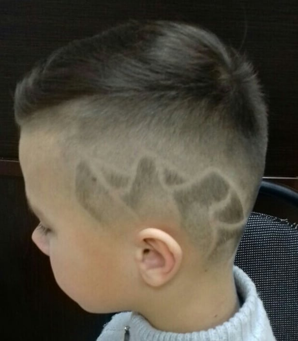 Фото Стрижка+hair tattoo