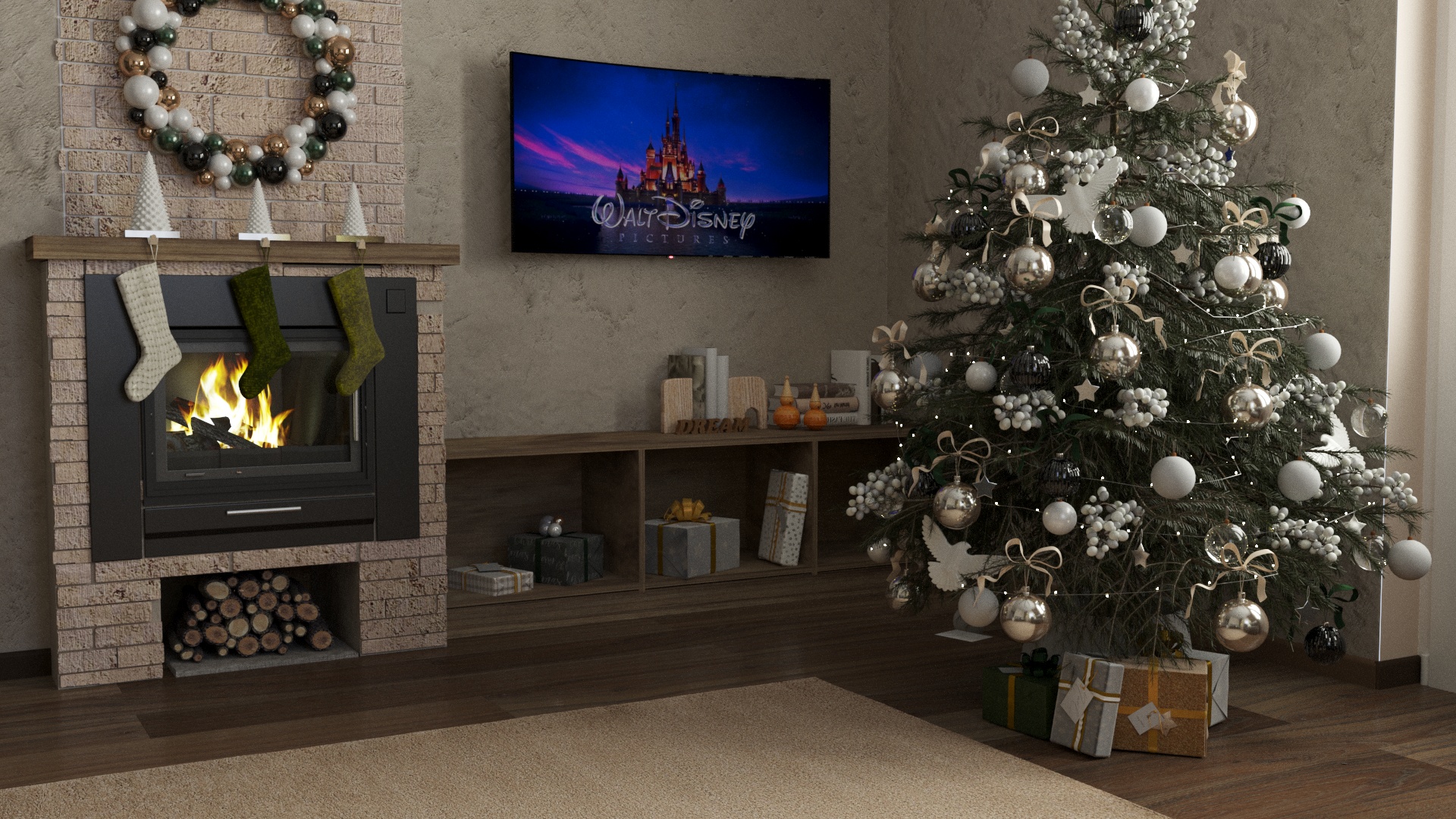 Фото Новогодний рендеринг
3DsMax + Corona Render. 1Day