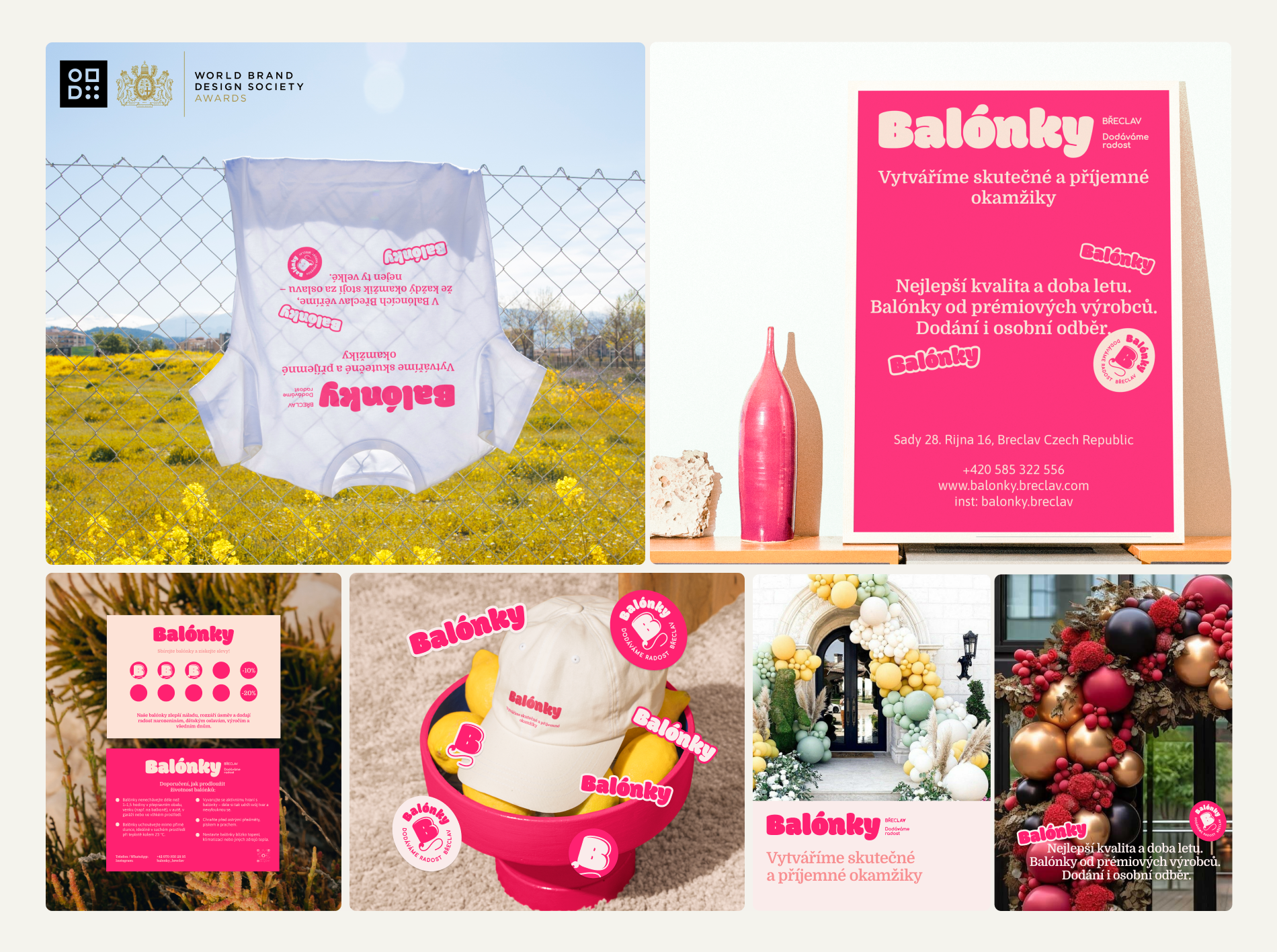 Фото Balónky Břeclav. Balloons Studio. Розробка логотипу та фірмового стилю, поліграфія, підготовка до друку