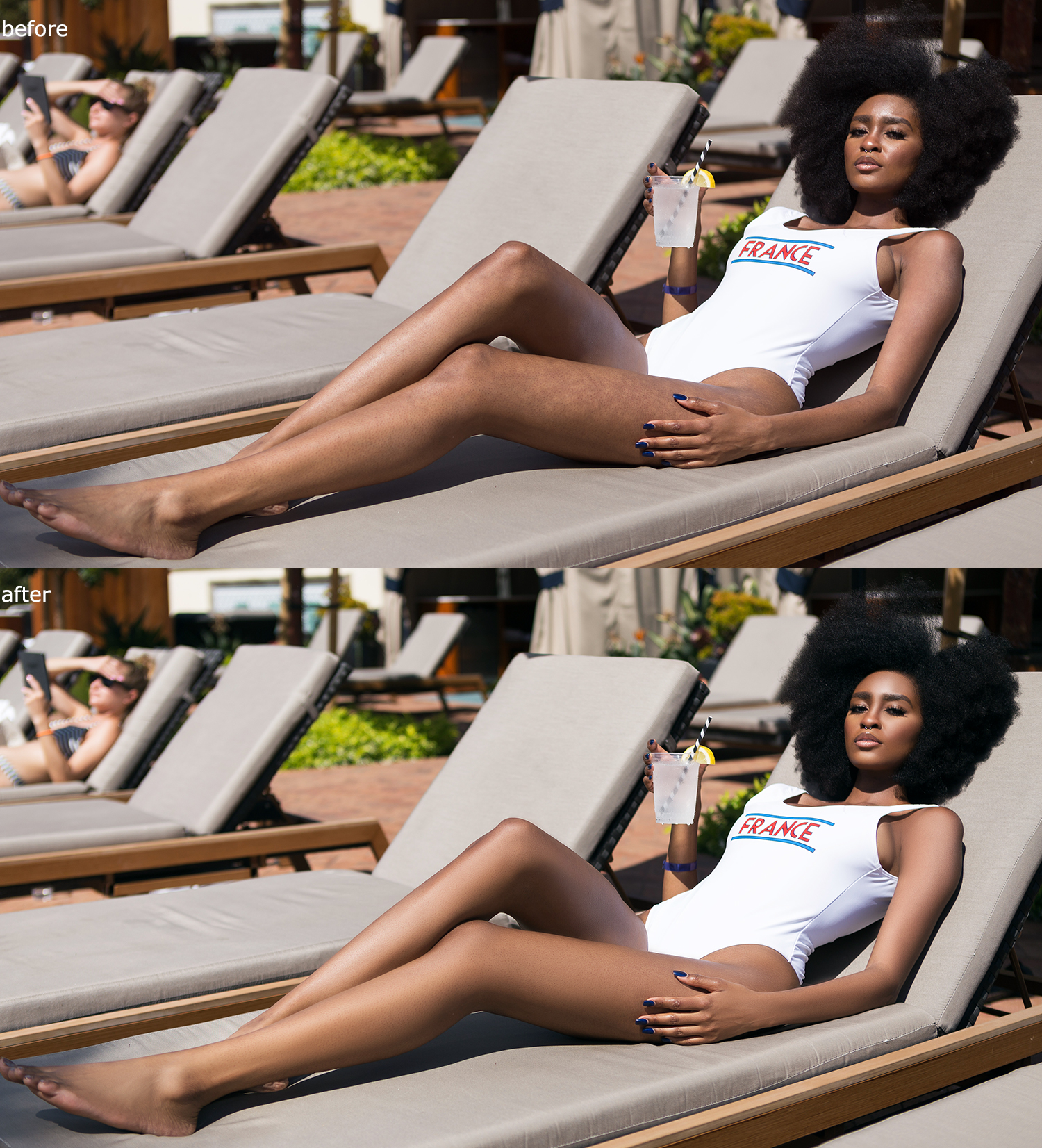 Фото Ретушь кожи