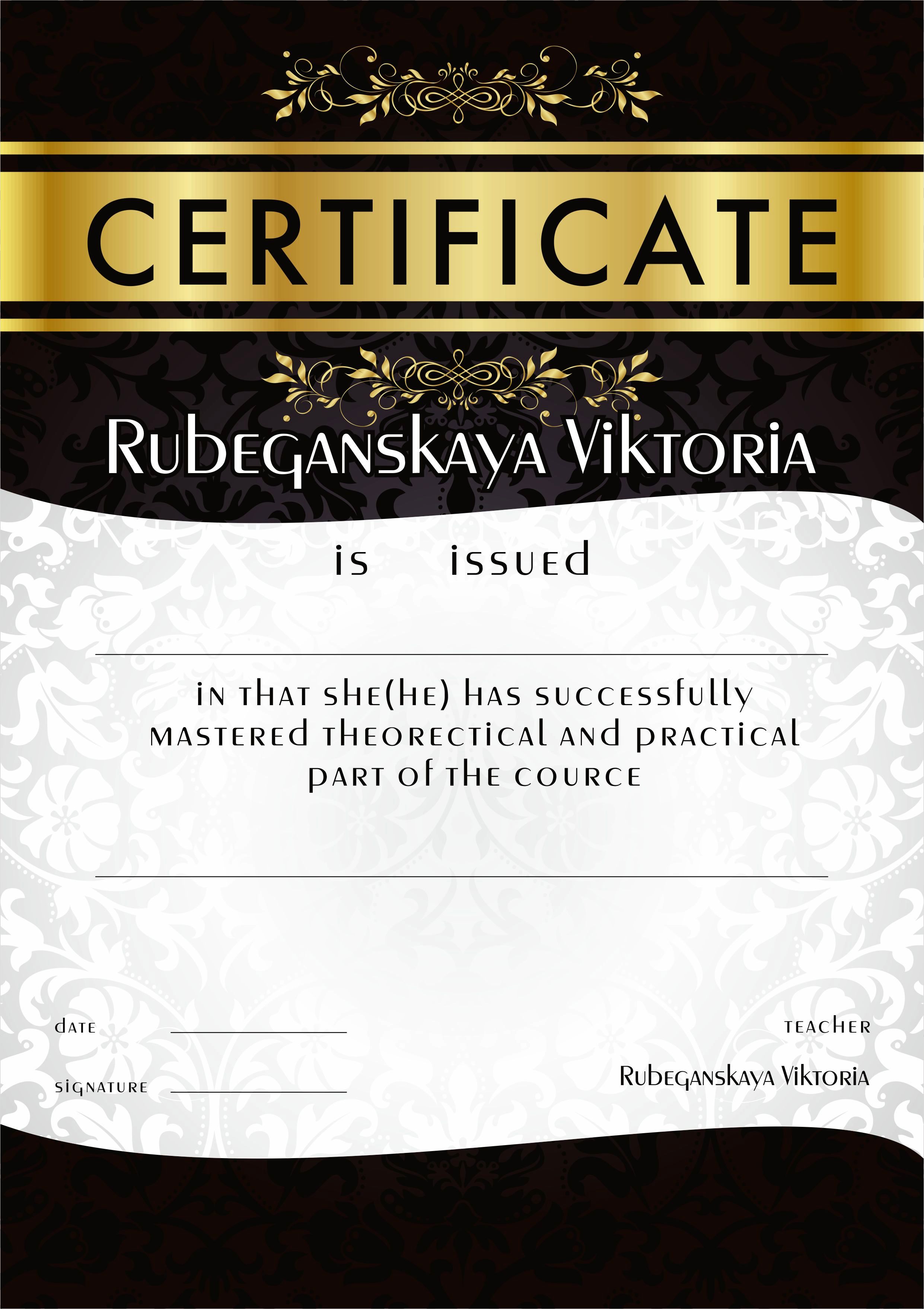 Фото Подарочные сертификаты 