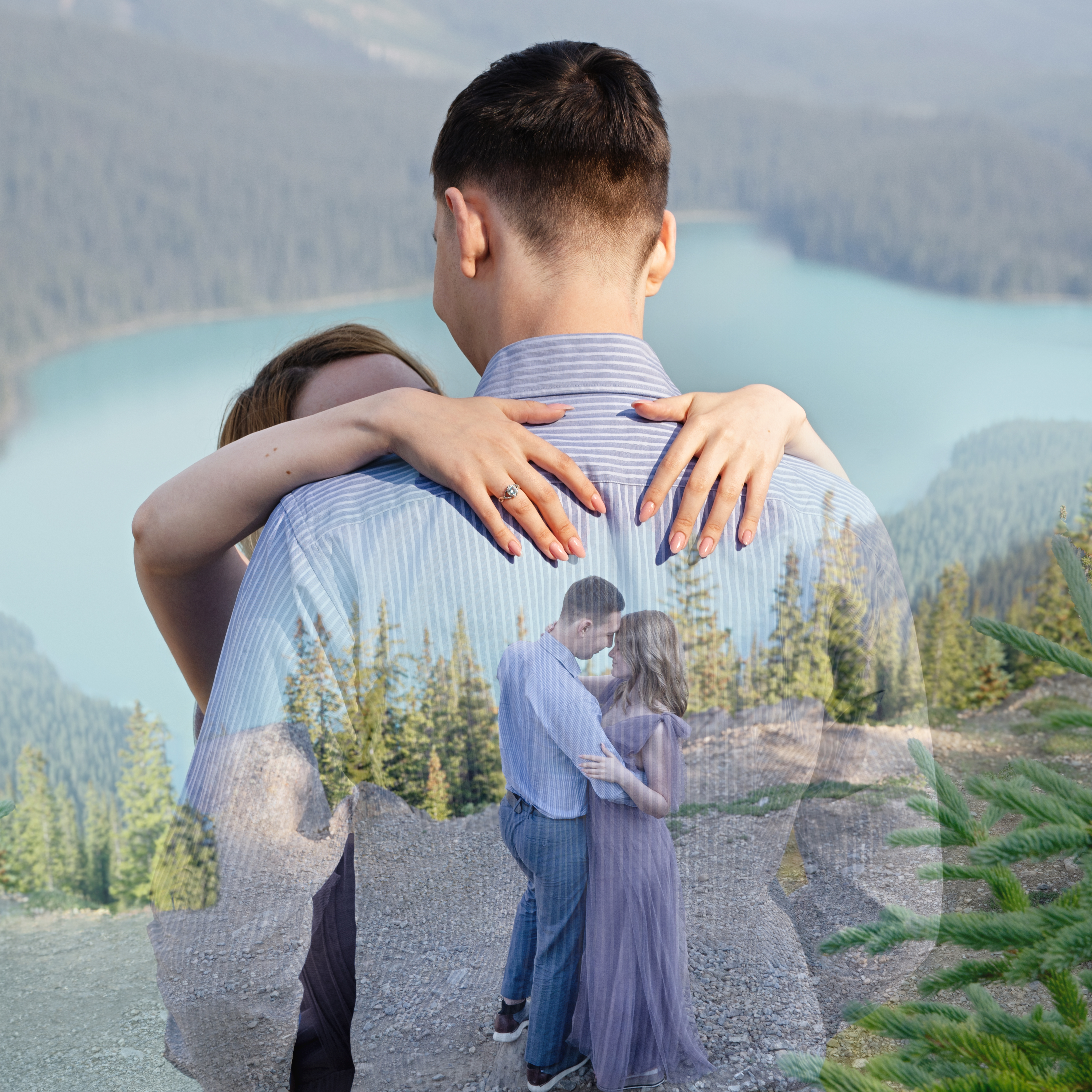 Фото З двох різних фотографій зробив грамотну накладку