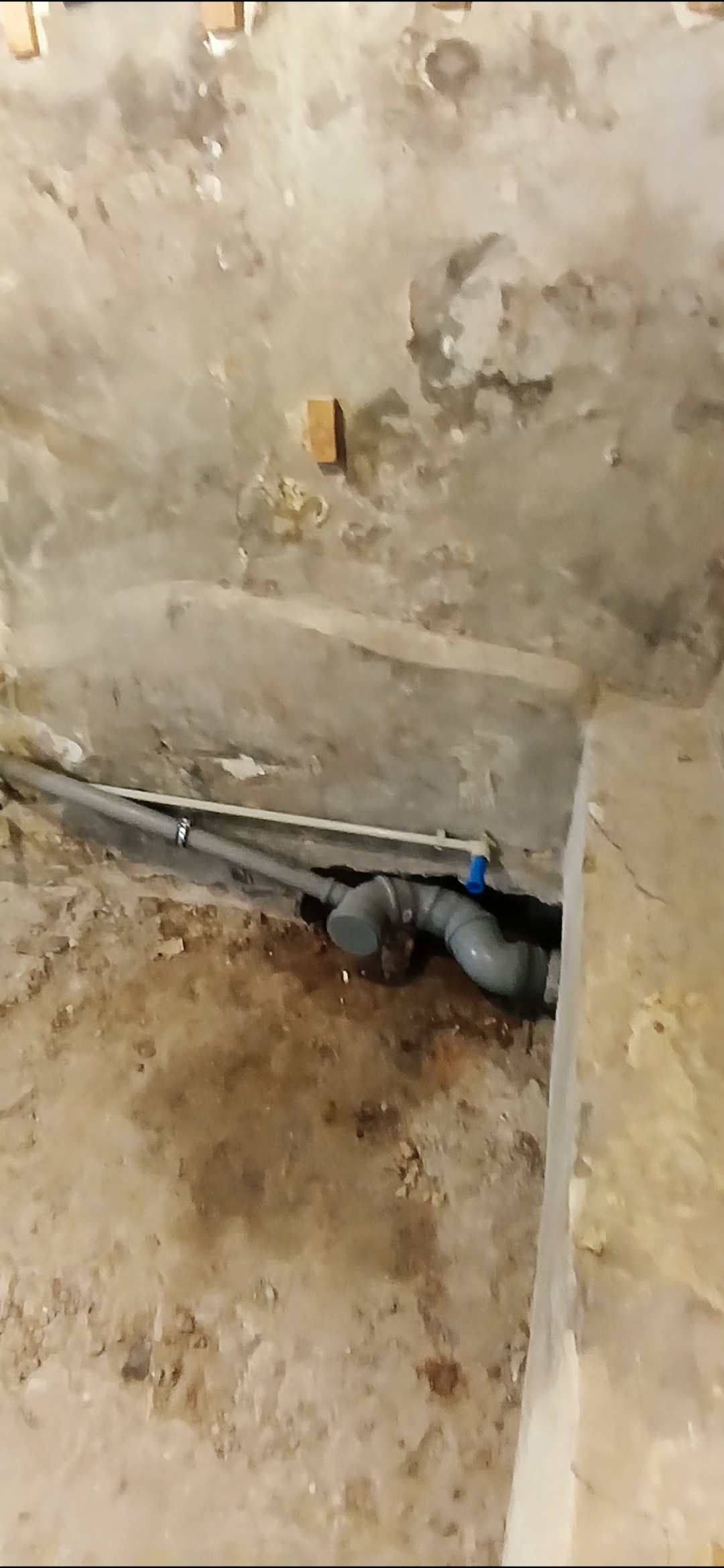 Фото Разводка труб полуподвал 
