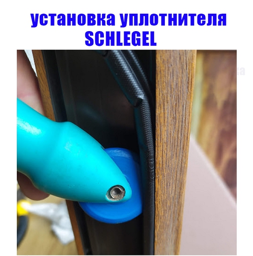 Фото Установка полиуретанового уплотнителя