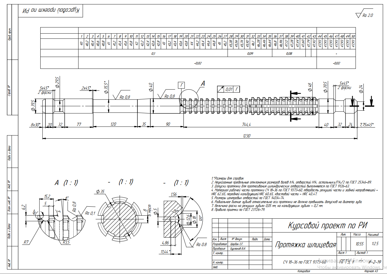Фото Робоче креслення