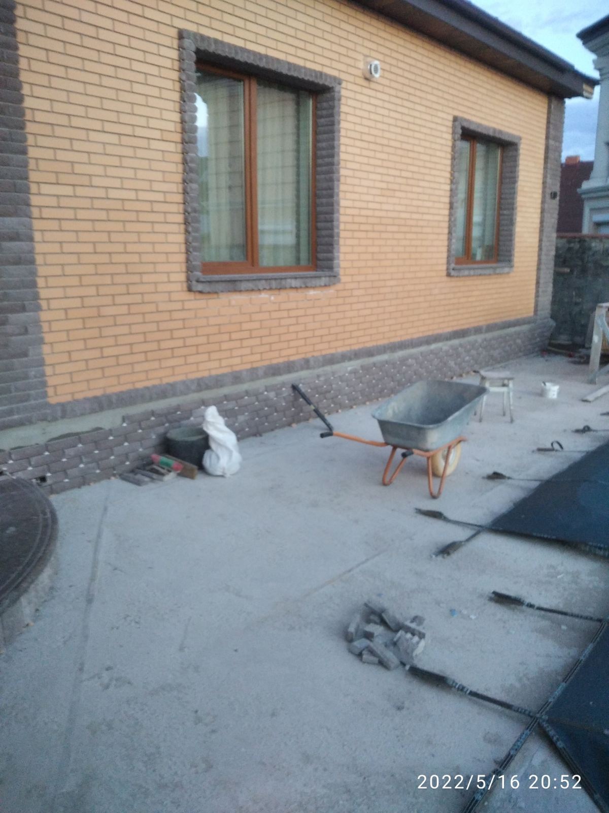 Фото Кладка клінкерної цегли 