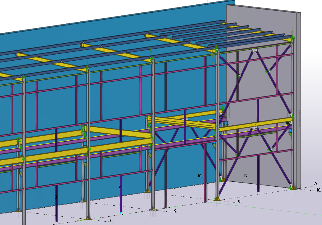 Фото КМД в AutoCAD и Tekla 3