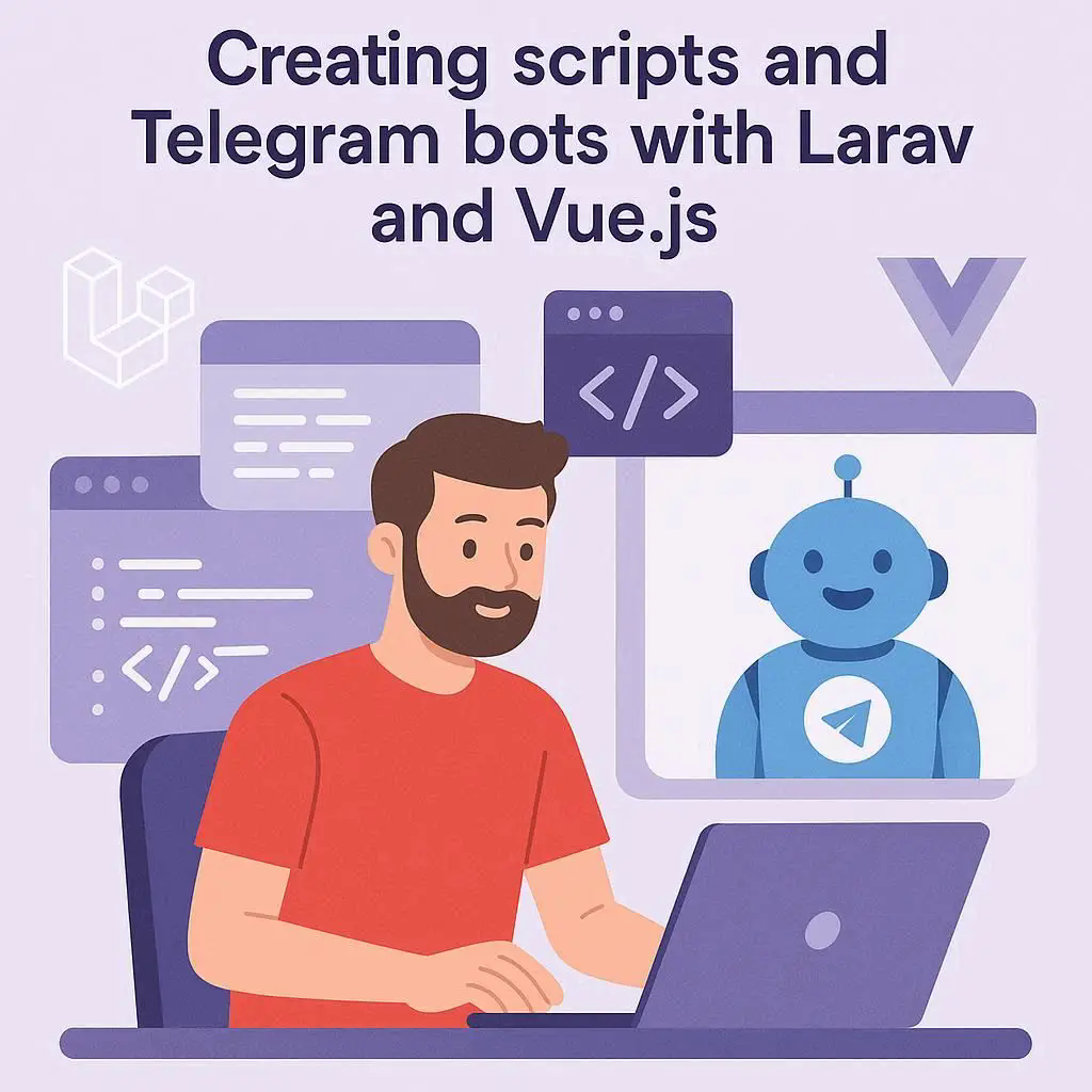 Фото Створення скриптів і Telegram-ботів із Laravel та Vue.js 1