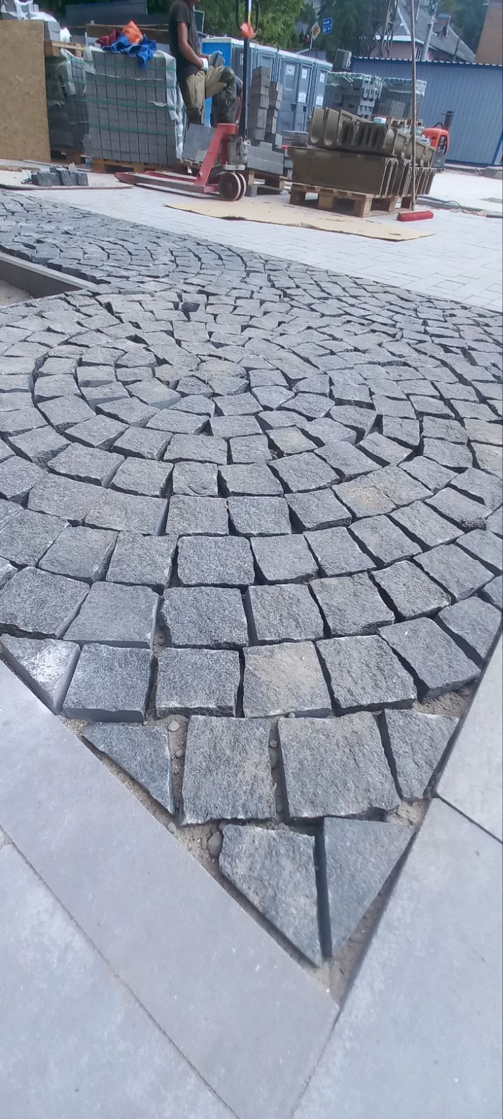 Фото бруківка + граніт