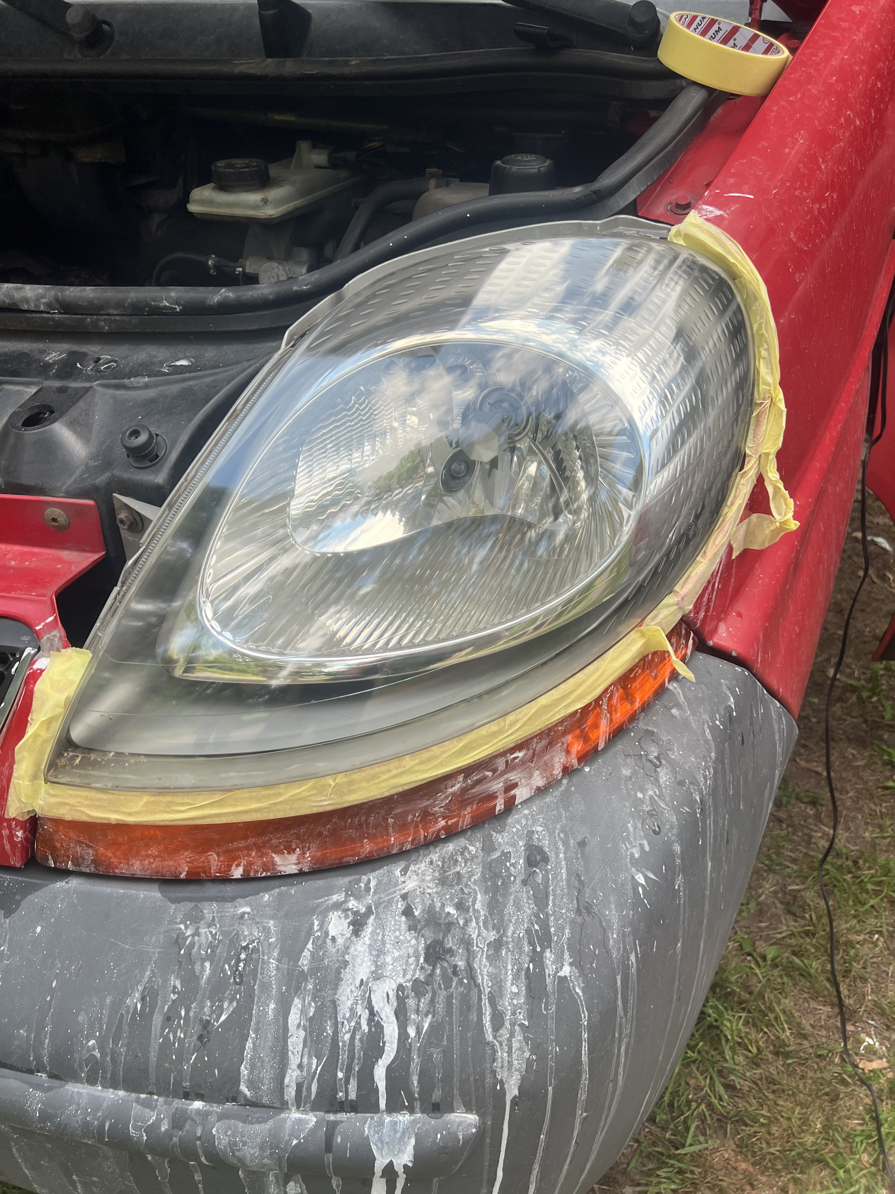 Фото Після хімічного полірування фари.