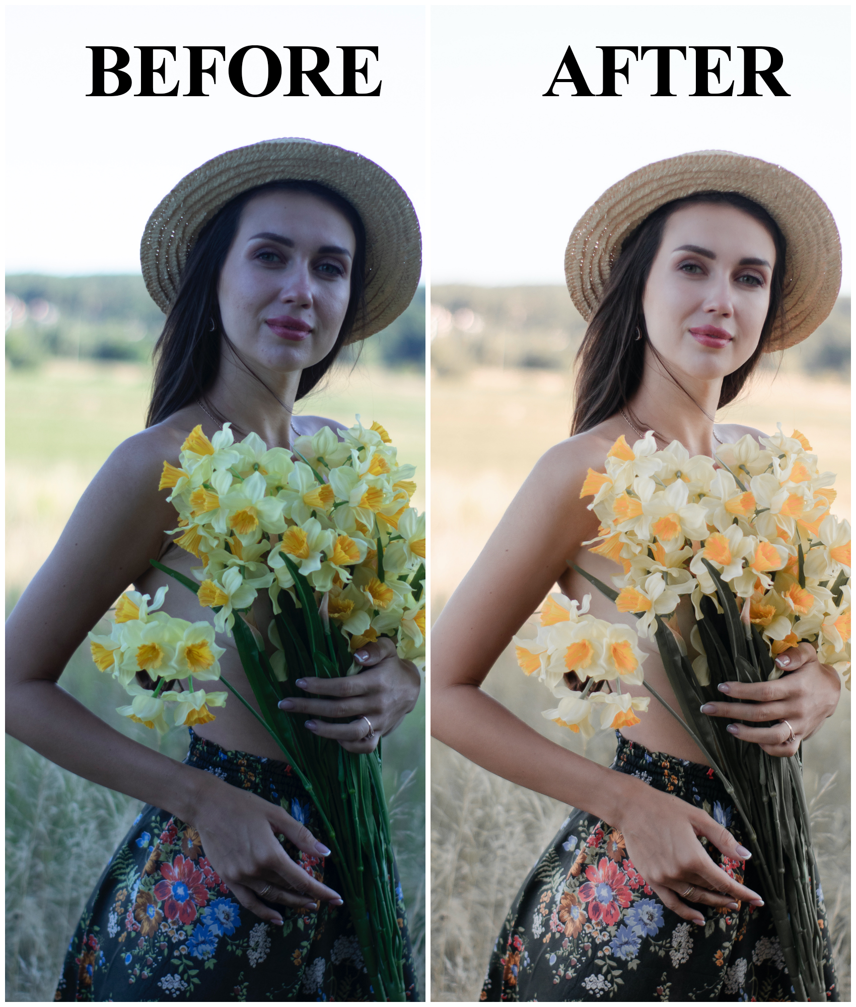 Фото Цветокоррекция фото в программе Adobe Lightroom. Ретушь кожи лица и тела, пластика тела, придание более пышной формы волосам в Adobe Photoshop. от 20 минут.