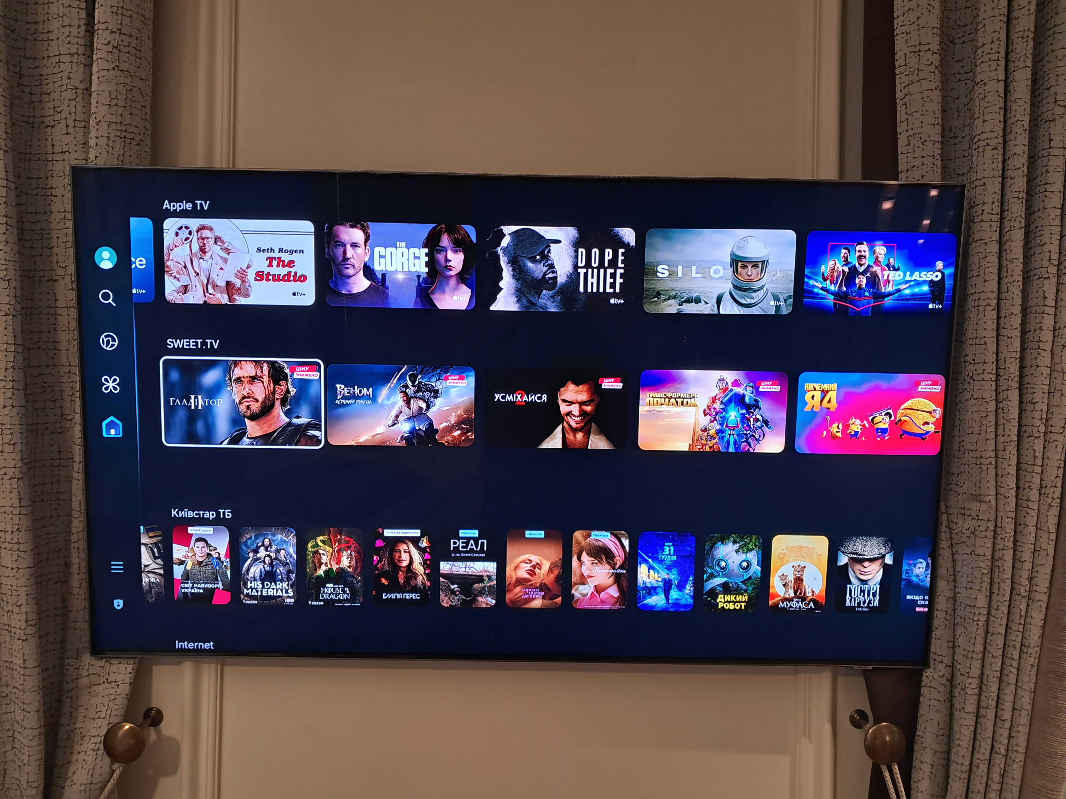 Фото Монтаж телевізора