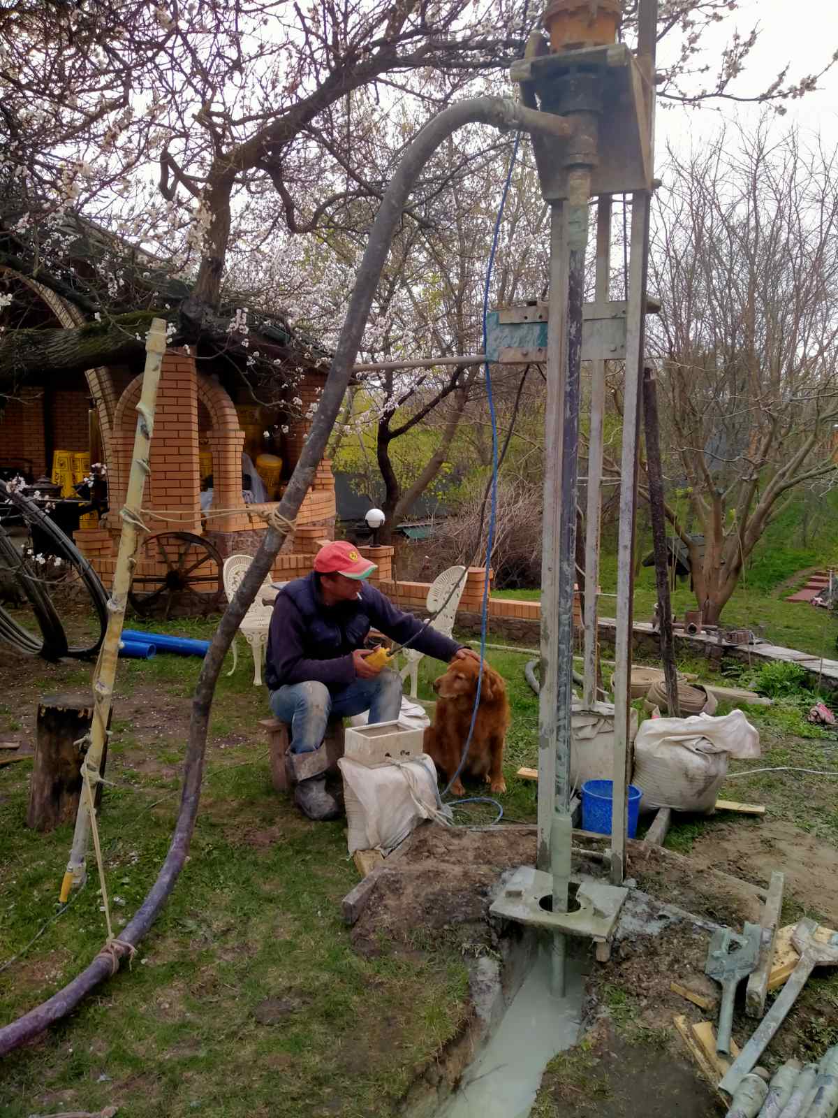 Фото Бурение скважин в труднодоступных местах