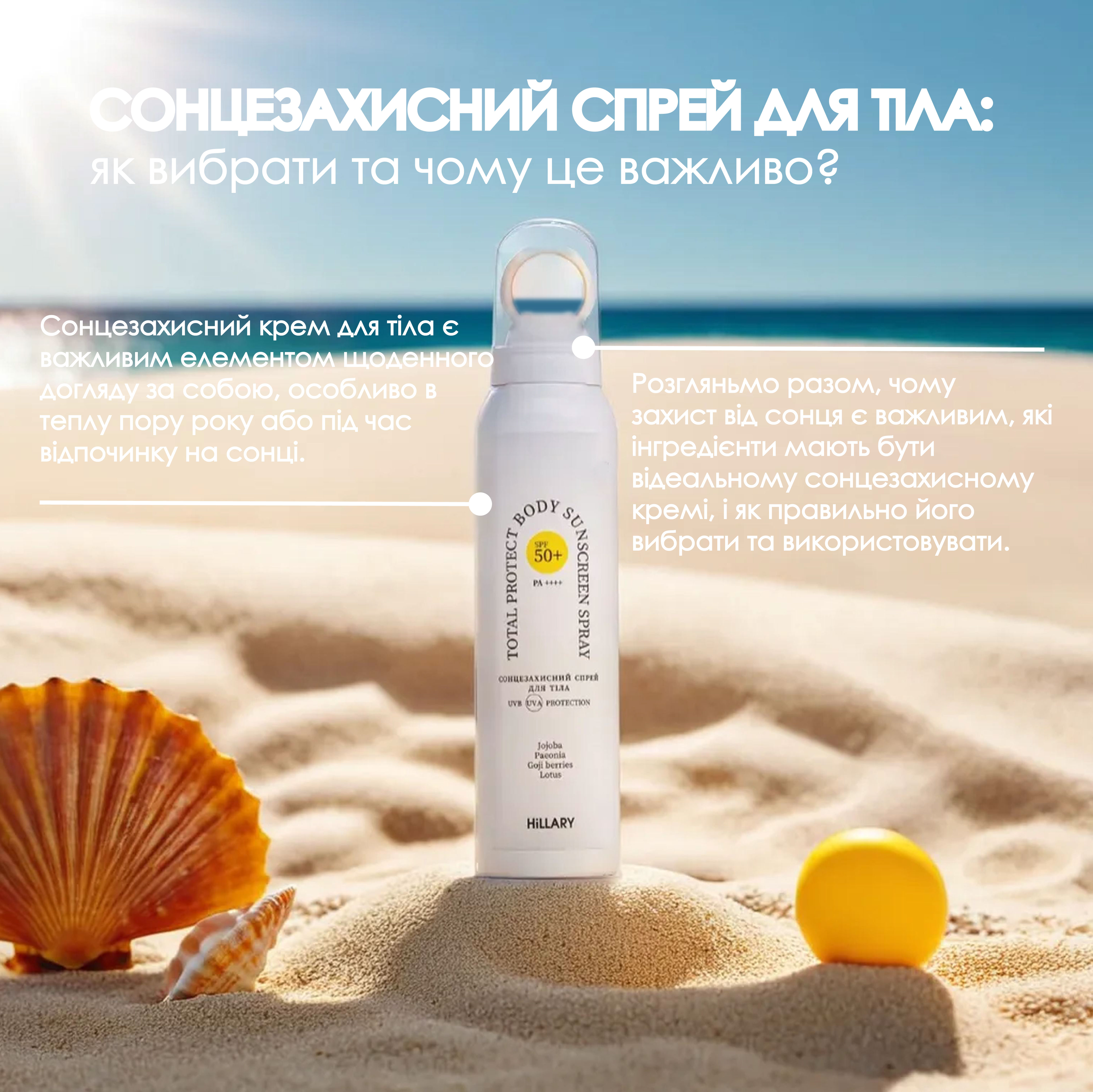 Фото Солнцезахисний спрей (презентація продукту)