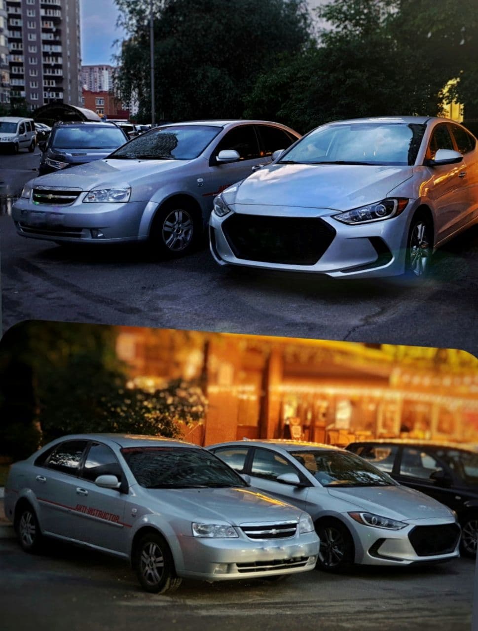 Фото Авто для занятий: Лачети 2006, Элантра 2017