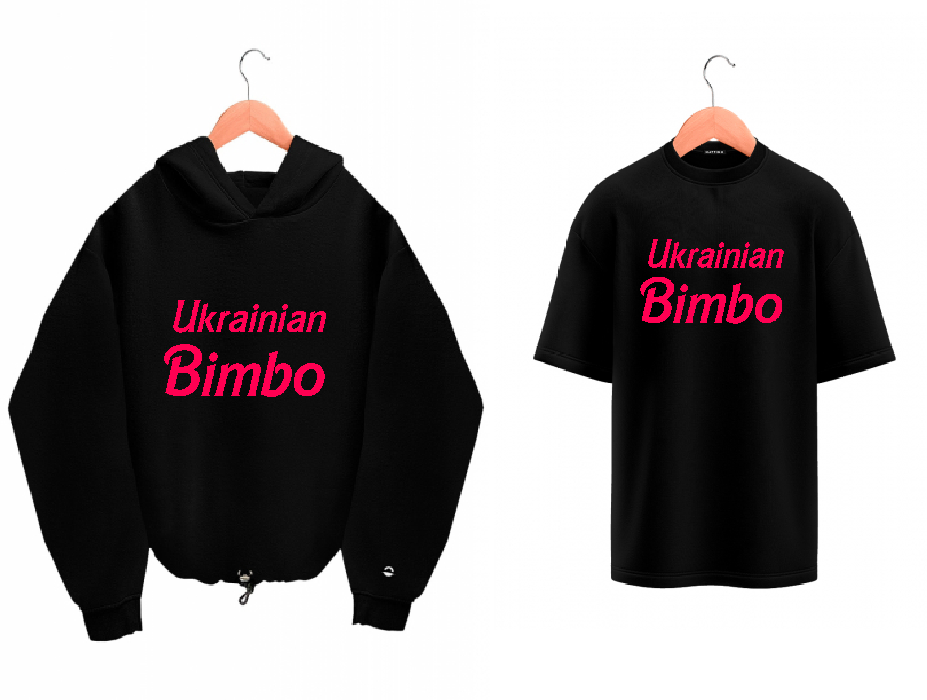 Фото Принт для футболки Ukrainian Bimbo варіант №1