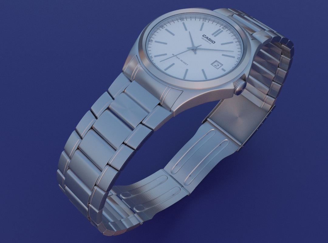 Фото Пример так называемого твердотельного моделирования.. Casio MTP-1183
