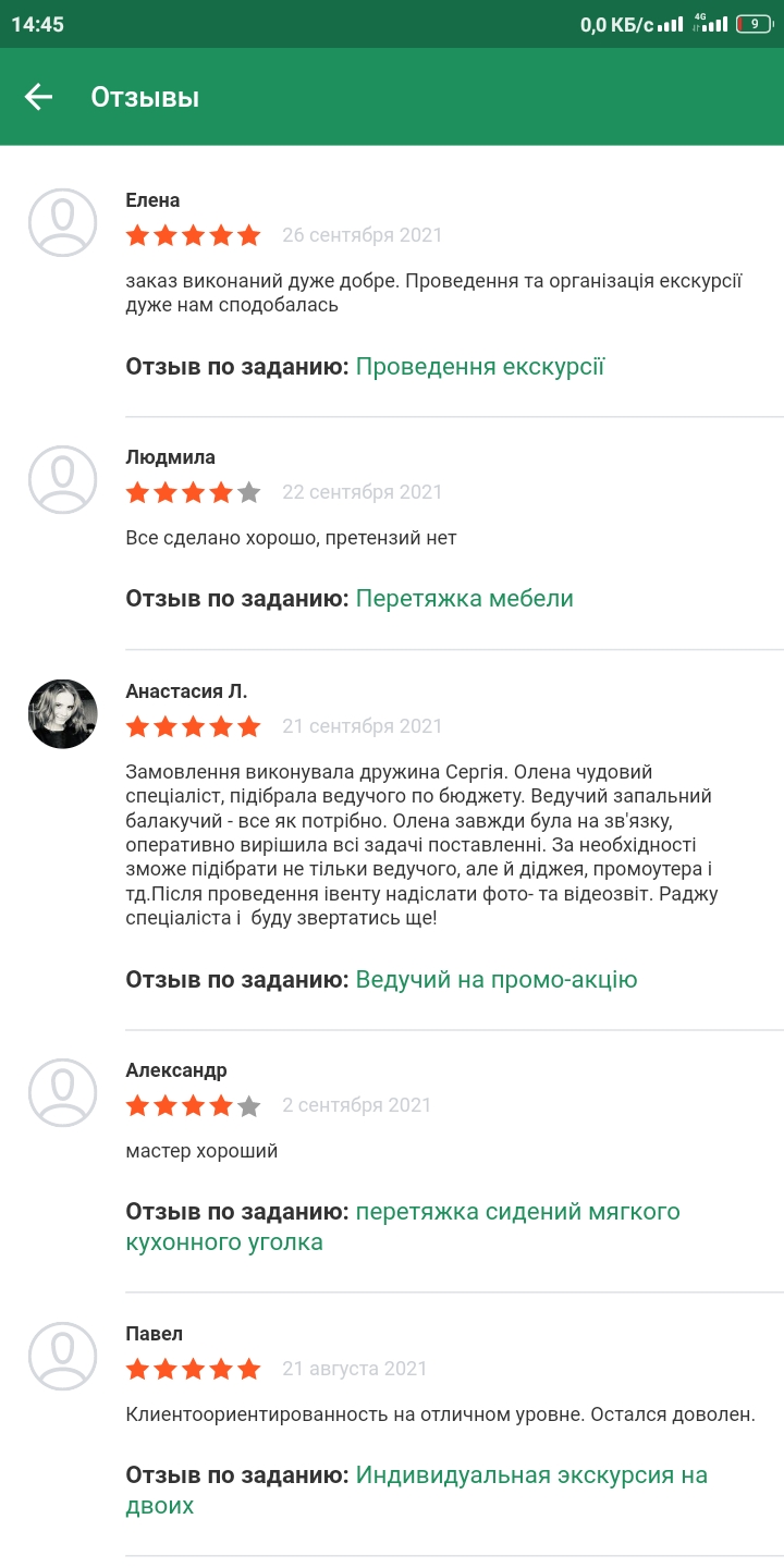 Фото Повна організація  заходу