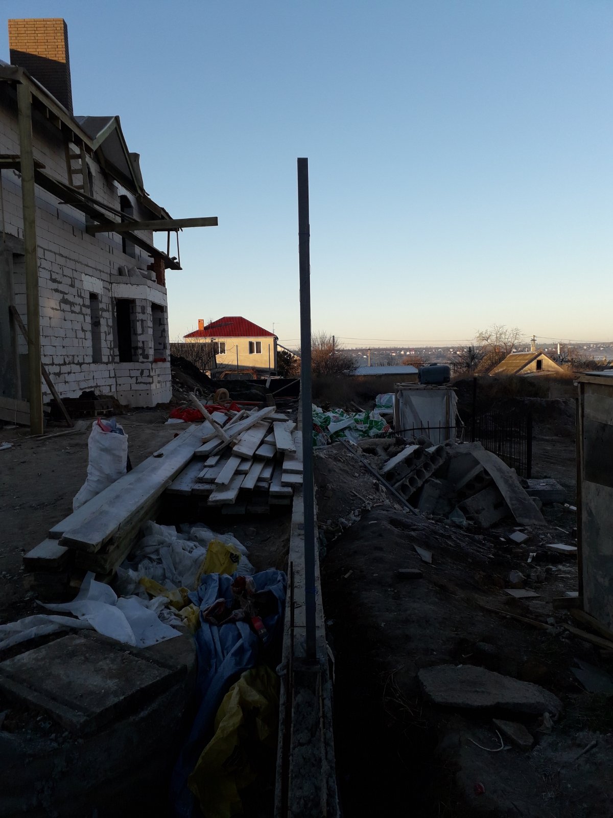 Фото Забор из профнастила настила  1