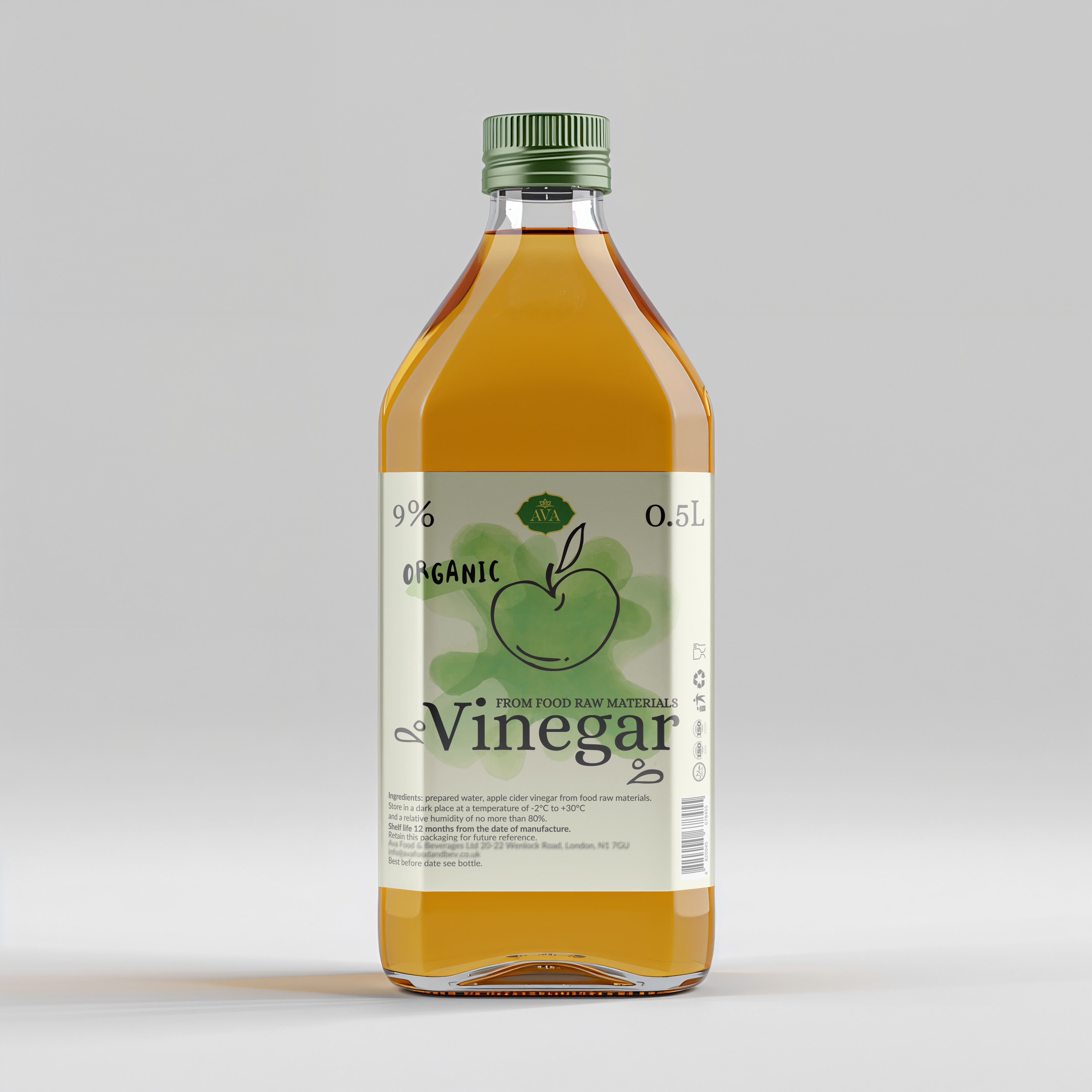 Фото Етикетка для оцту