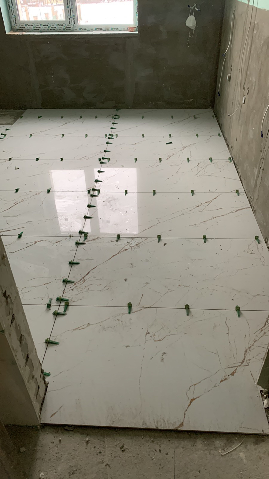 Фото могтаж кафеля на пол формат 1200*600