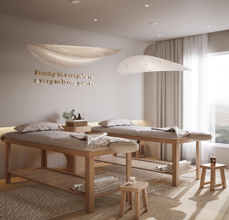 Фото 3D візуалізація Спа-центру. Розробка повного дизайн-проєку під ключ