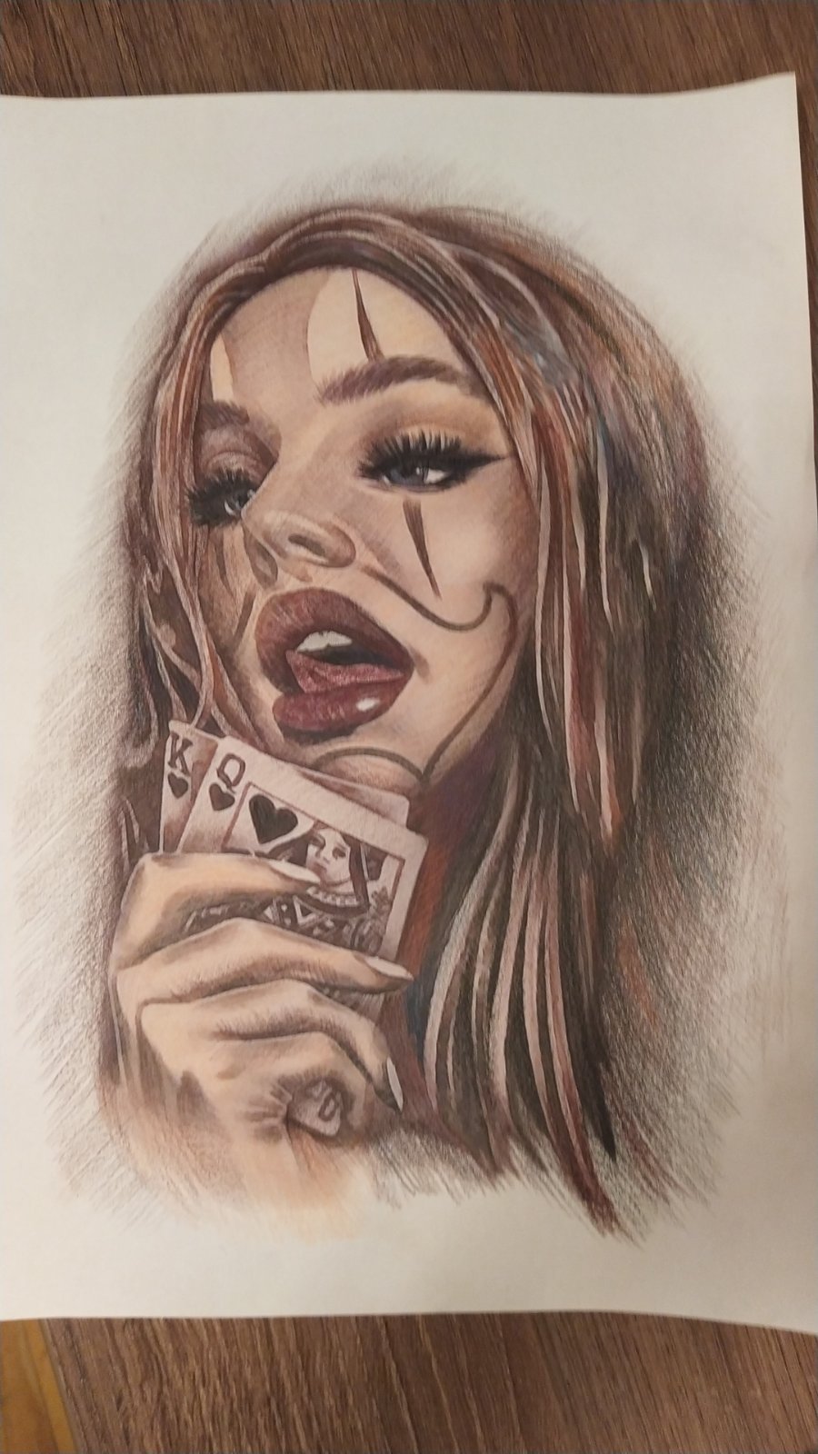 Фото Рисунок акварельными карандашами