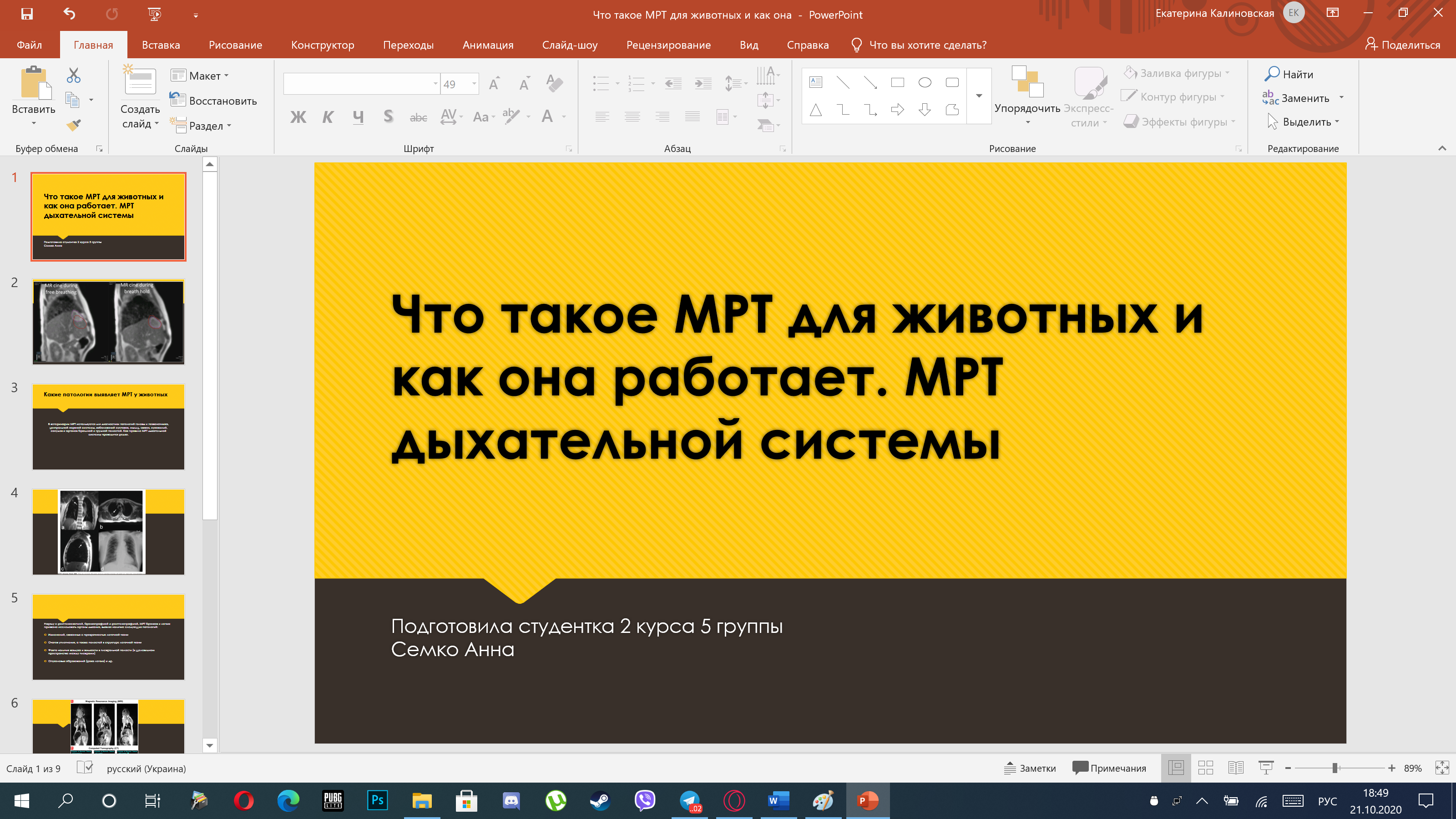 Фото Создаю презентации для школы/университетов 1