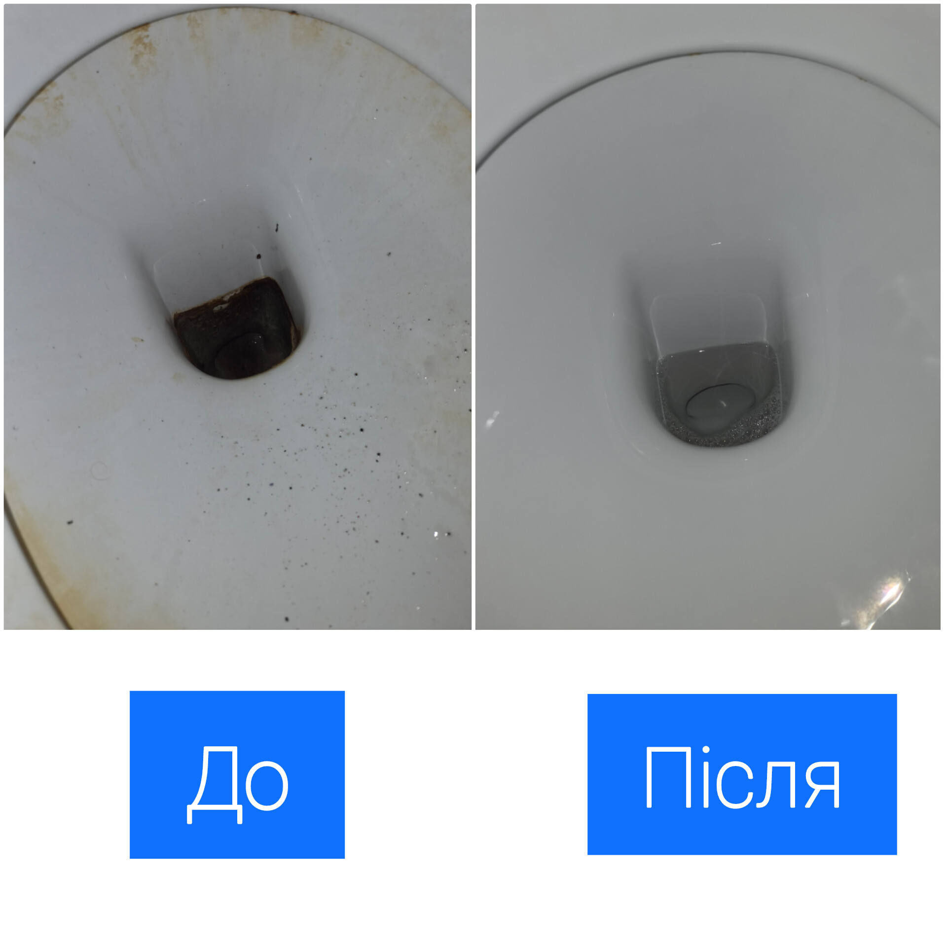 Фото Усунення камню в унітазі